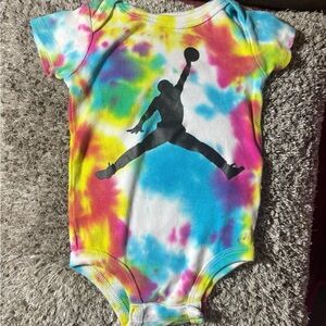 Jordan 6-12m Colorful Tie-Dye Kids One Piece